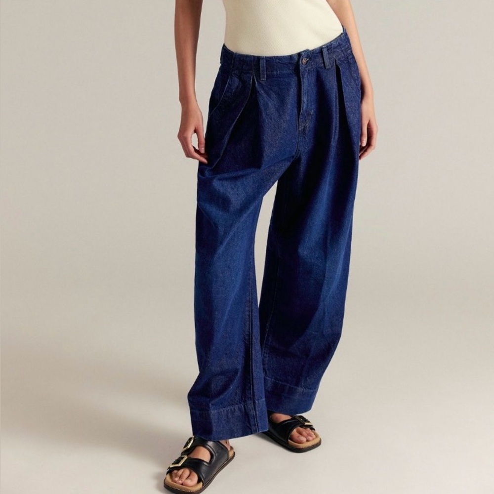 Free People New Spin CRVY Trouser Jeans